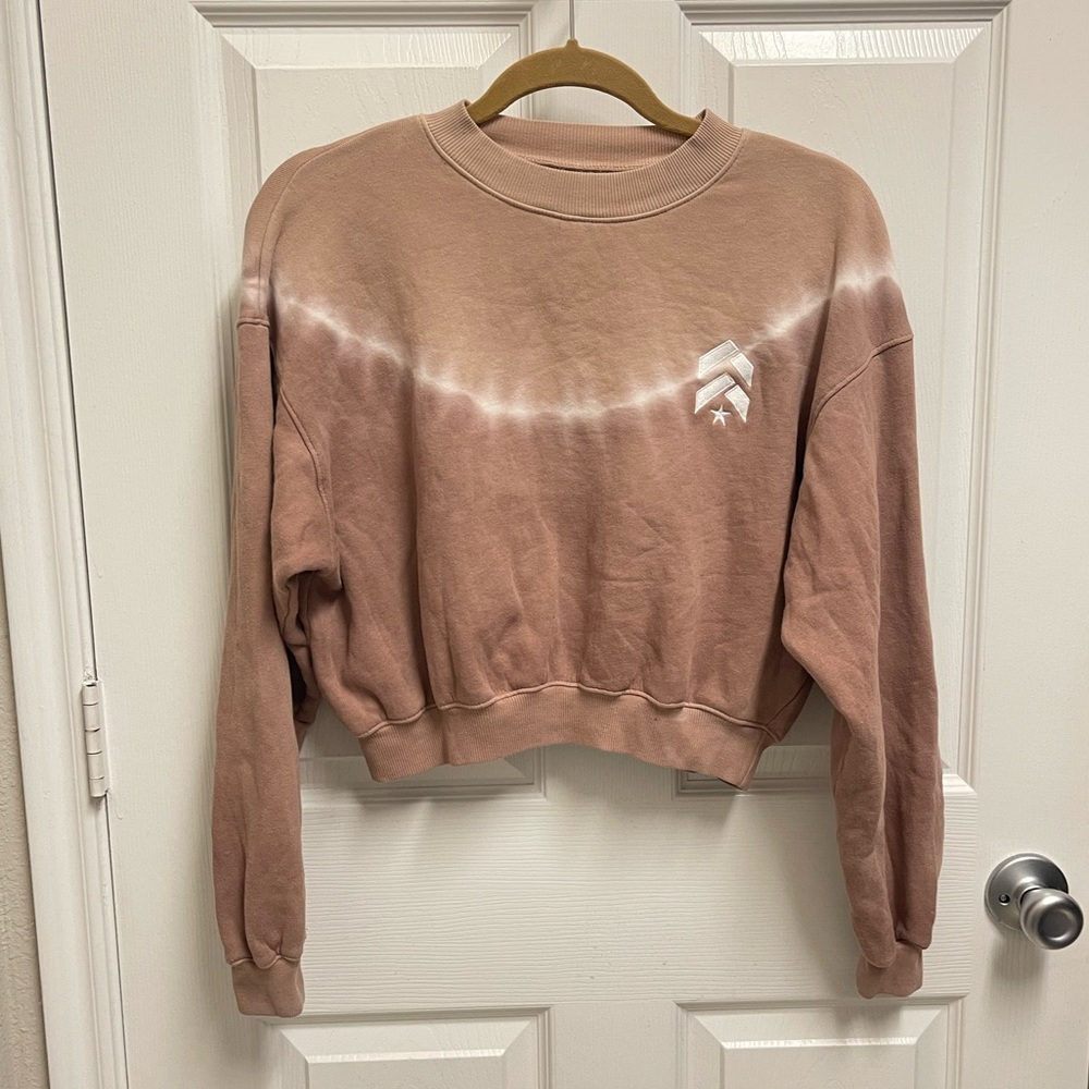 Barry’s Brown Tie Dye Cropped Sweater